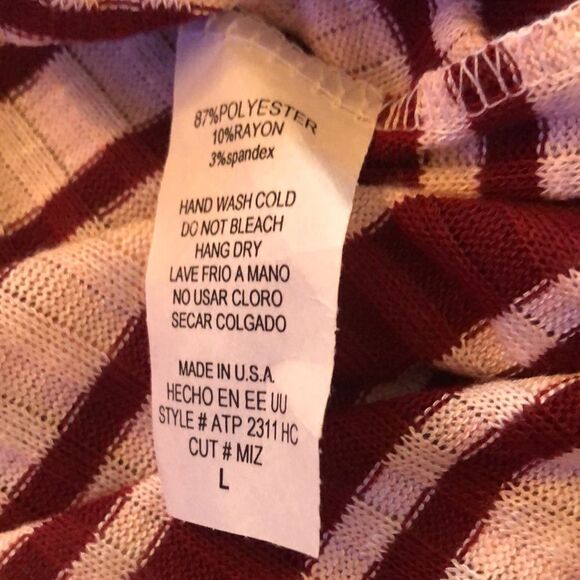 Azules long striped top - Picture 5 of 6